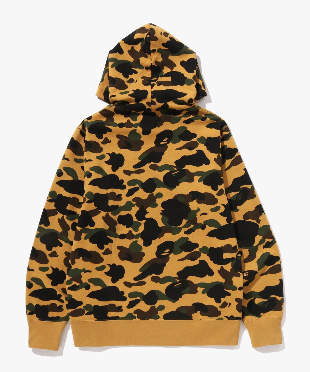 베이프(BAPE) 퍼스트 카모 풀오버 후드(M) YELLOW