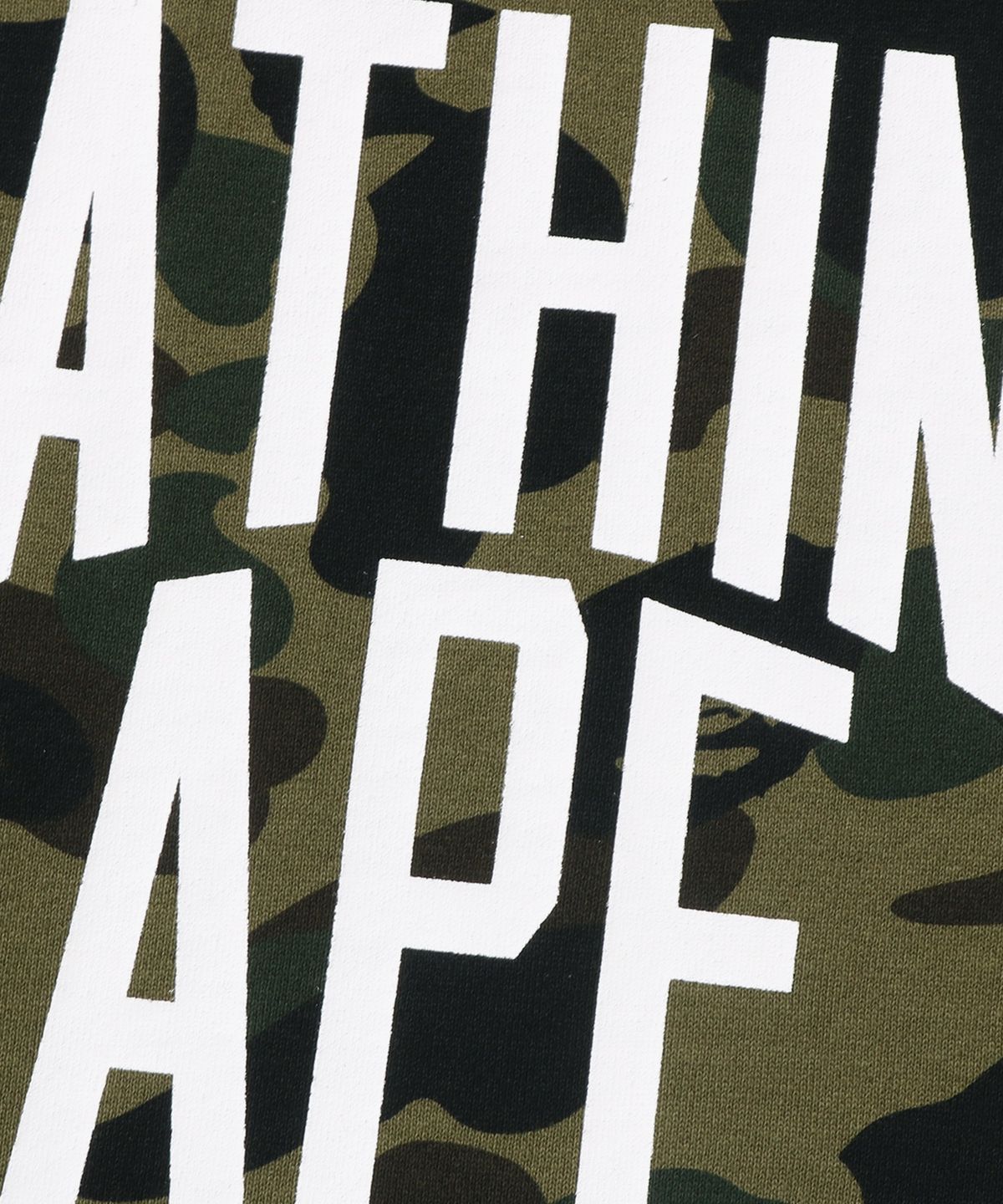 베이프(BAPE) 퍼스트 카모 풀오버 후드(M) GREEN