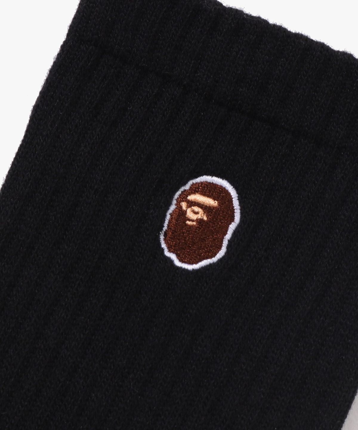 베이프(BAPE) 에이프 헤드 원포인트 양말(M) BLACK