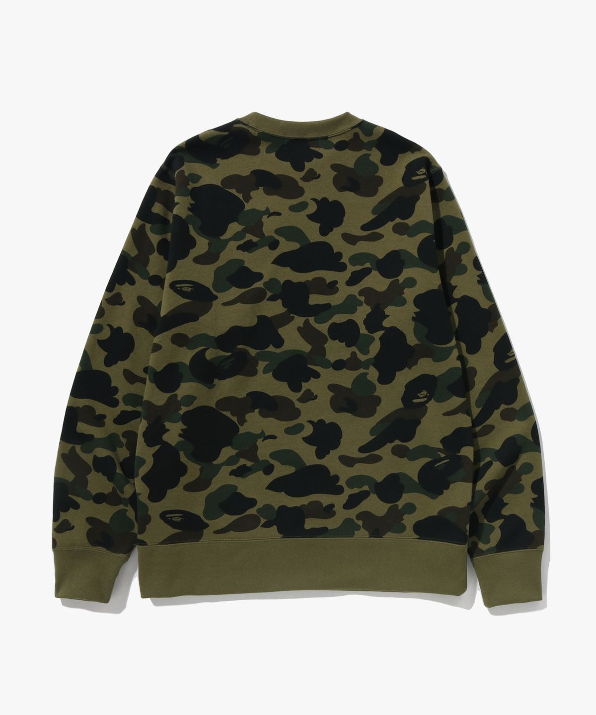 베이프(BAPE) 퍼스트 카모 콜리지 크루넥 스웨트셔츠(M) GREEN