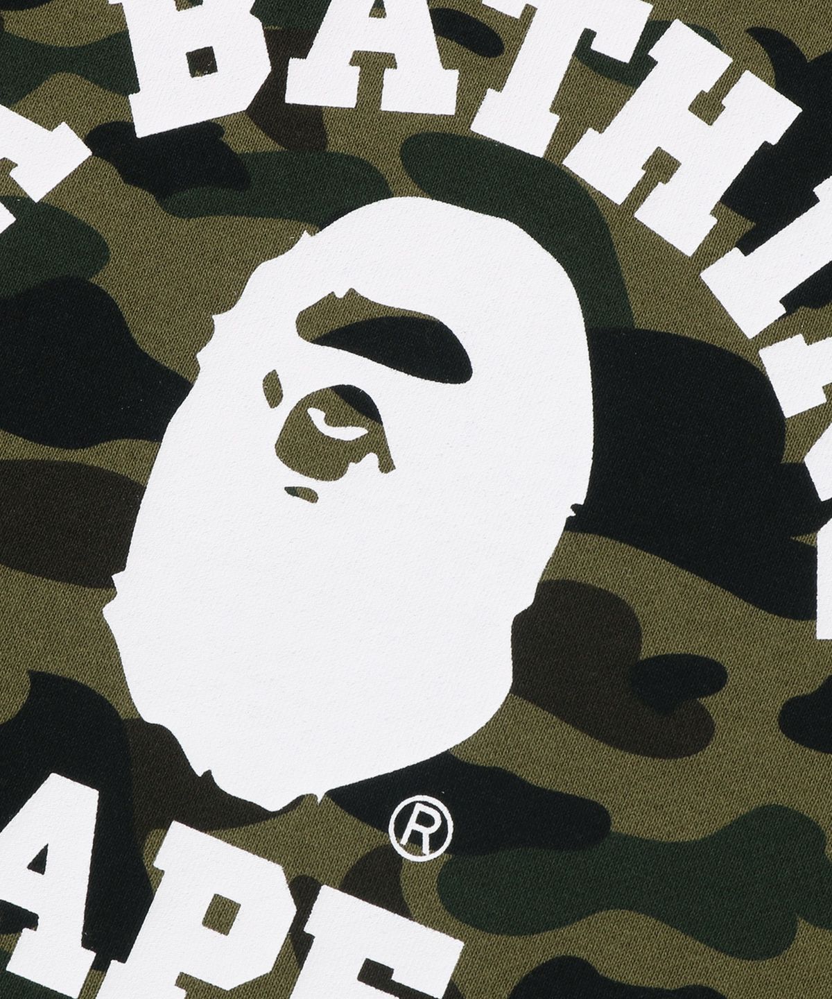 베이프(BAPE) 퍼스트 카모 콜리지 크루넥 스웨트셔츠(M) GREEN