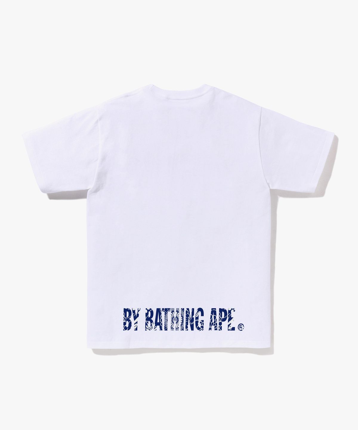 베이프(BAPE) 재패니즈 인디고 아트  카모 에이프 페이스 티셔츠(M) WHITE