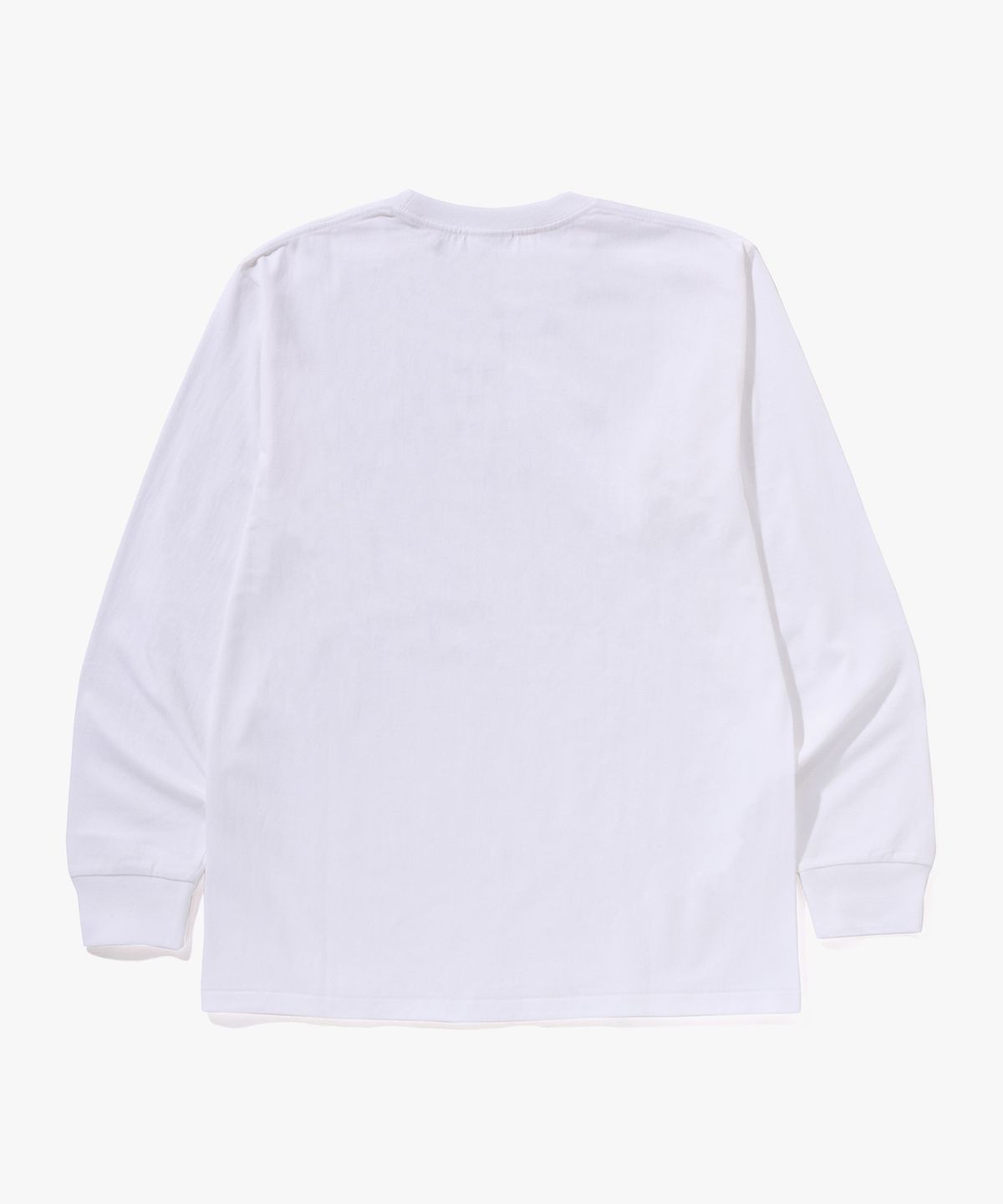 베이프(BAPE) 콜리지 롱슬리브 티셔츠(M) WHITE