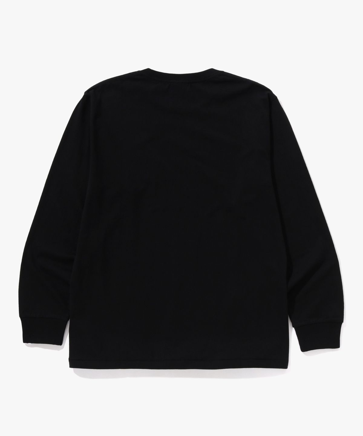 베이프(BAPE) 콜리지 롱슬리브 티셔츠(M) BLACK
