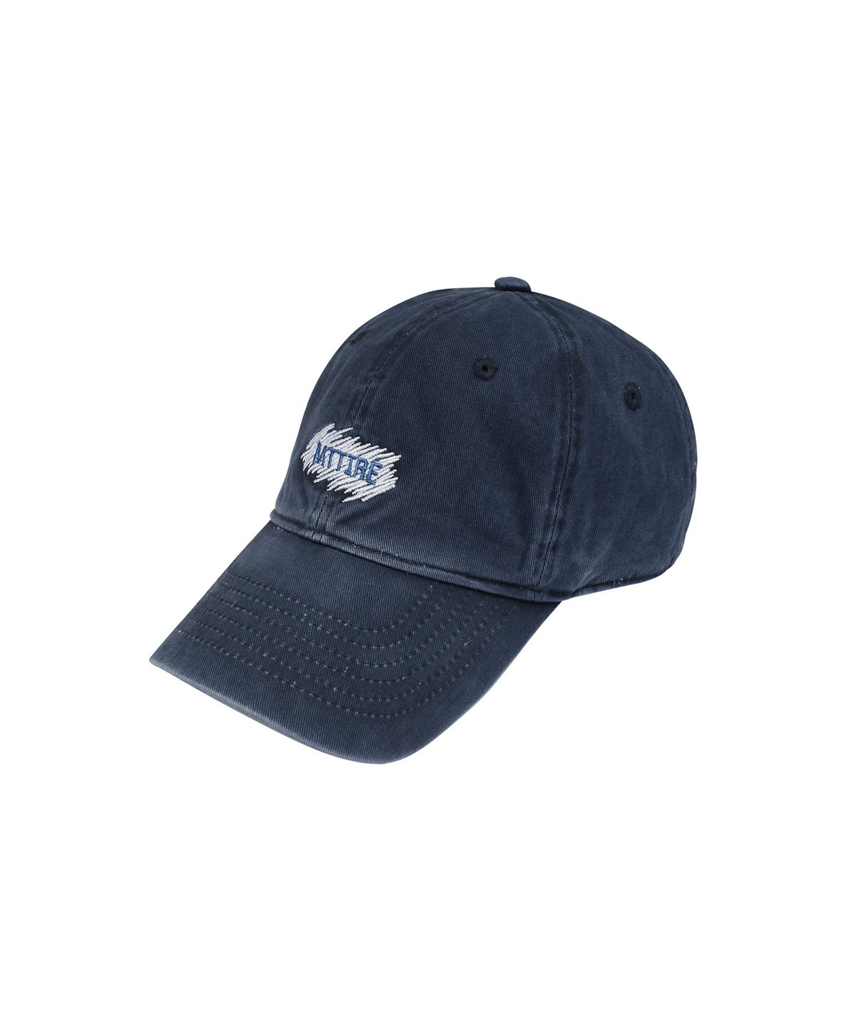 마티레(MTTIRÉ) Washing Stichi Logo Cap / Navy