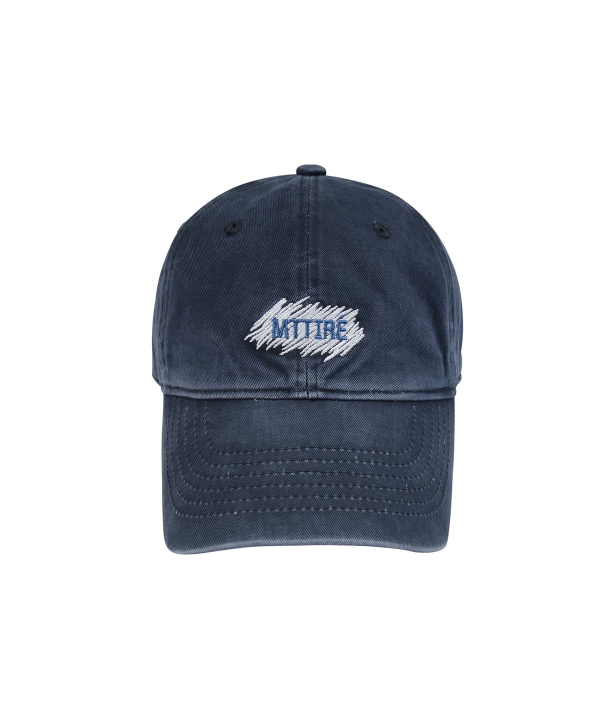 마티레(MTTIRÉ) Washing Stichi Logo Cap / Navy
