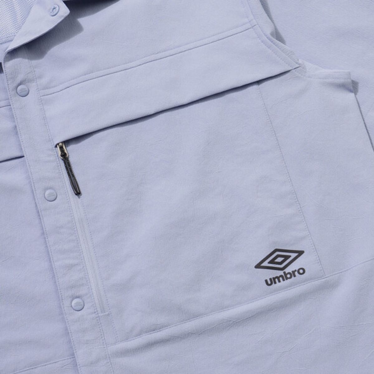 엄브로(UMBRO) 에어그리드 반팔 셔츠 스카이블루 UR211CJK42