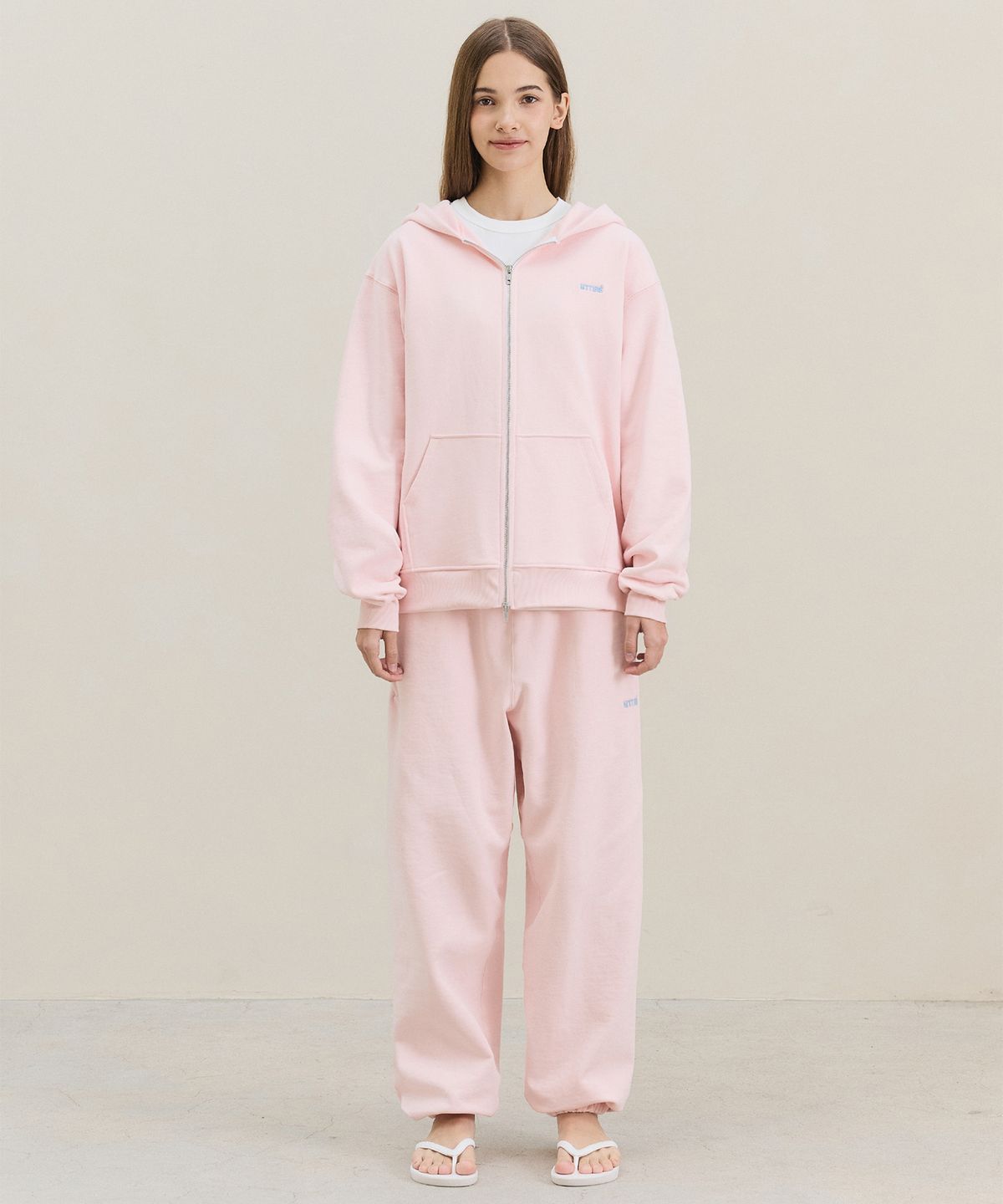 마티레(MTTIRÉ) 2Way Basic Zip-Up / Pink