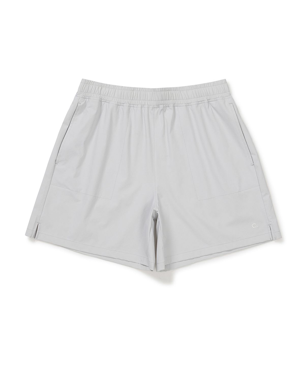클로브(CLOVE) [26SM clove] Poly-Span Relaxed Fit Shorts_Men (Light Grey)