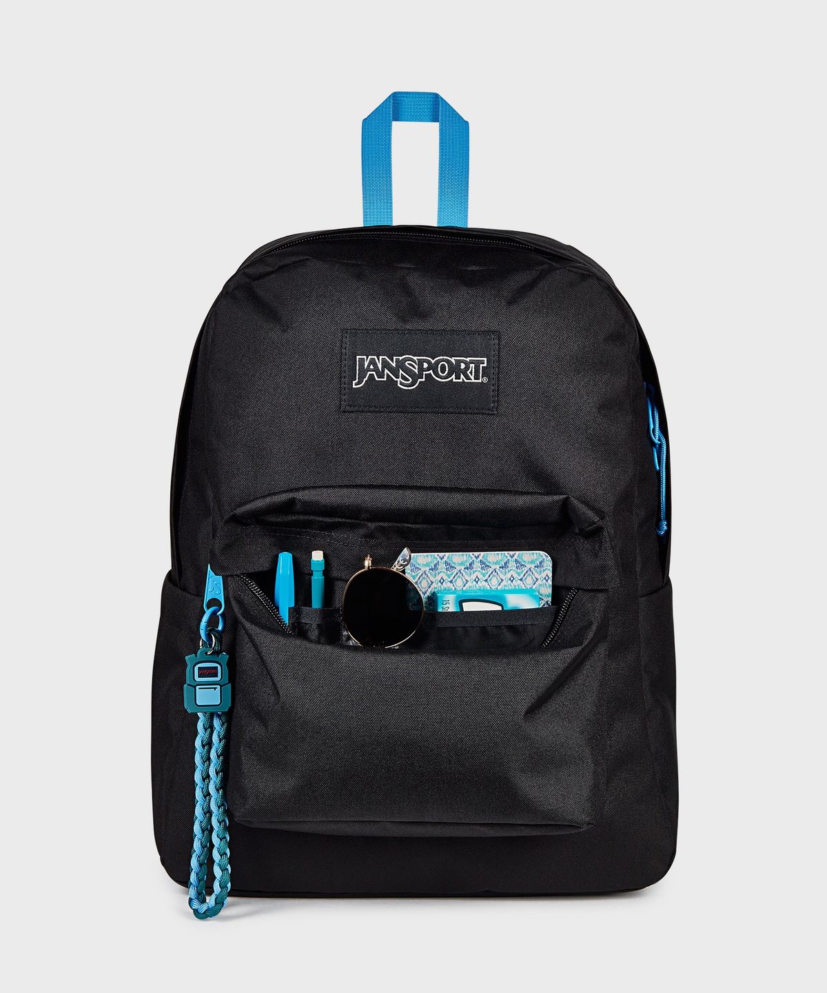 잔스포츠(JANSPORT) 슈퍼브레이크 플러스 랩탑 참 BLACK