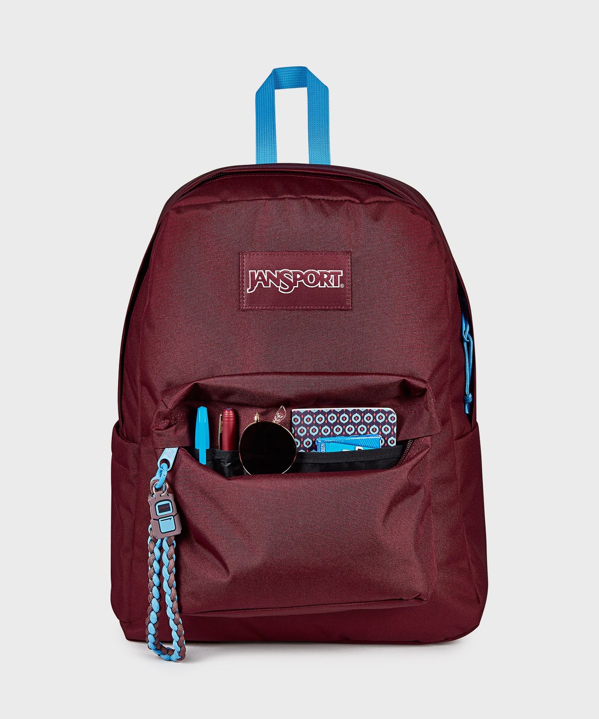 잔스포츠(JANSPORT) 슈퍼브레이크 플러스 랩탑 참 CHERRY LACQUER