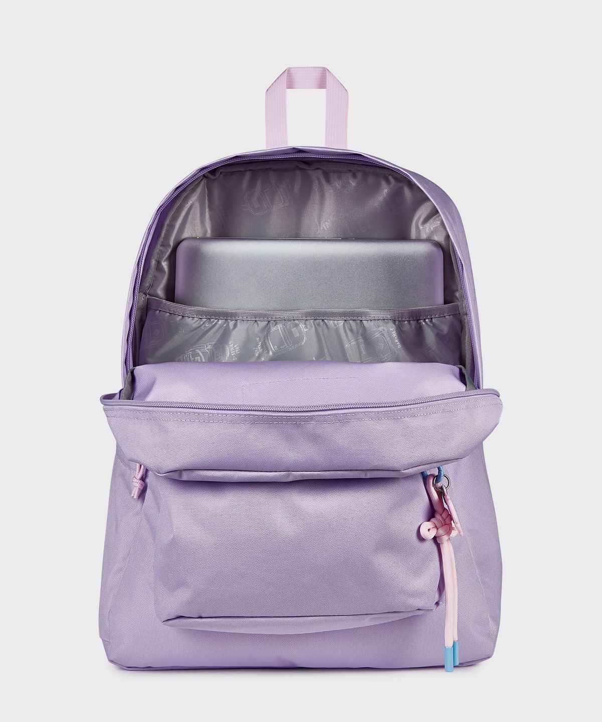 잔스포츠(JANSPORT) 슈퍼브레이크 플러스 랩탑 참 PASTEL LILAC