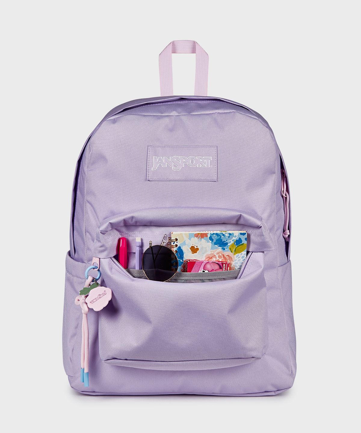 잔스포츠(JANSPORT) 슈퍼브레이크 플러스 랩탑 참 PASTEL LILAC