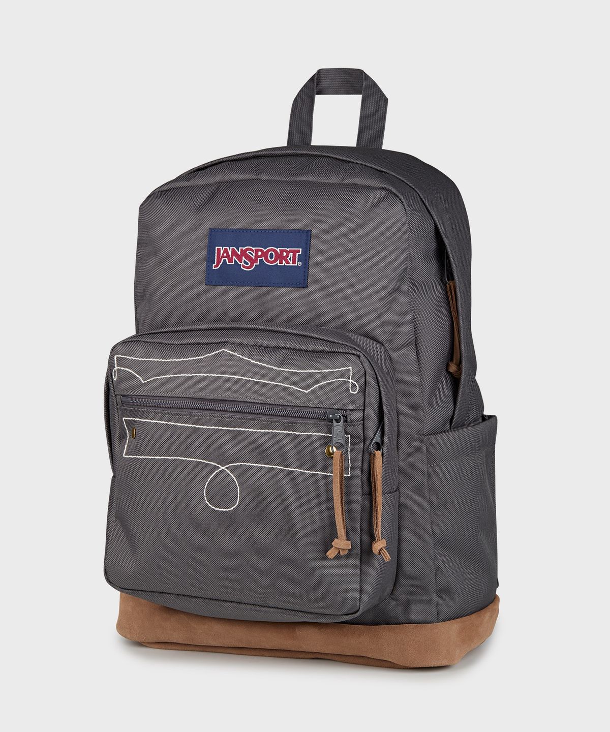 잔스포츠(JANSPORT) 라이트팩 익스프레션 WESTBOUND EMBROIDERY SMOKEY GRIT