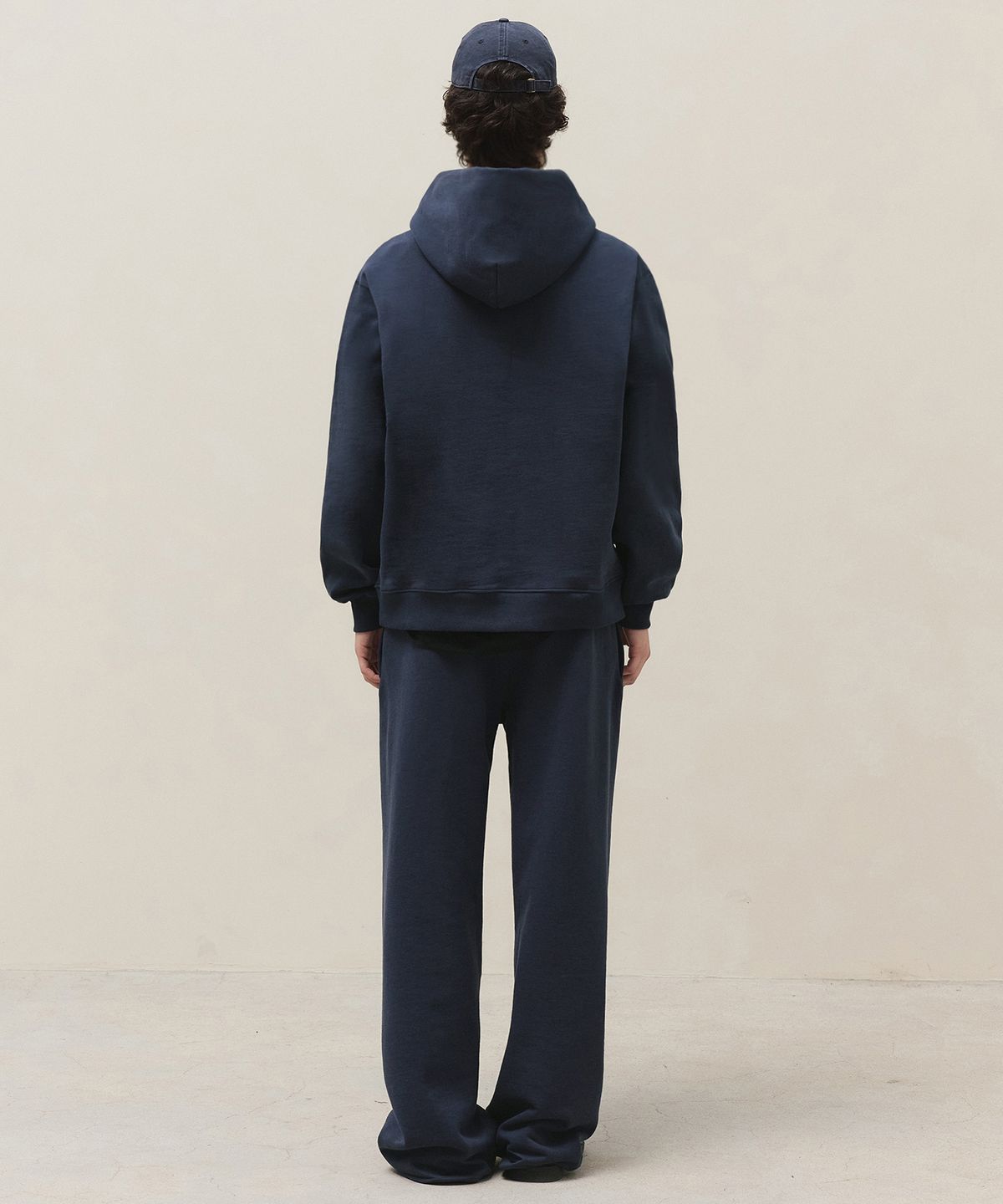 마티레(MTTIRÉ) Basic Logo Hoodie / Navy