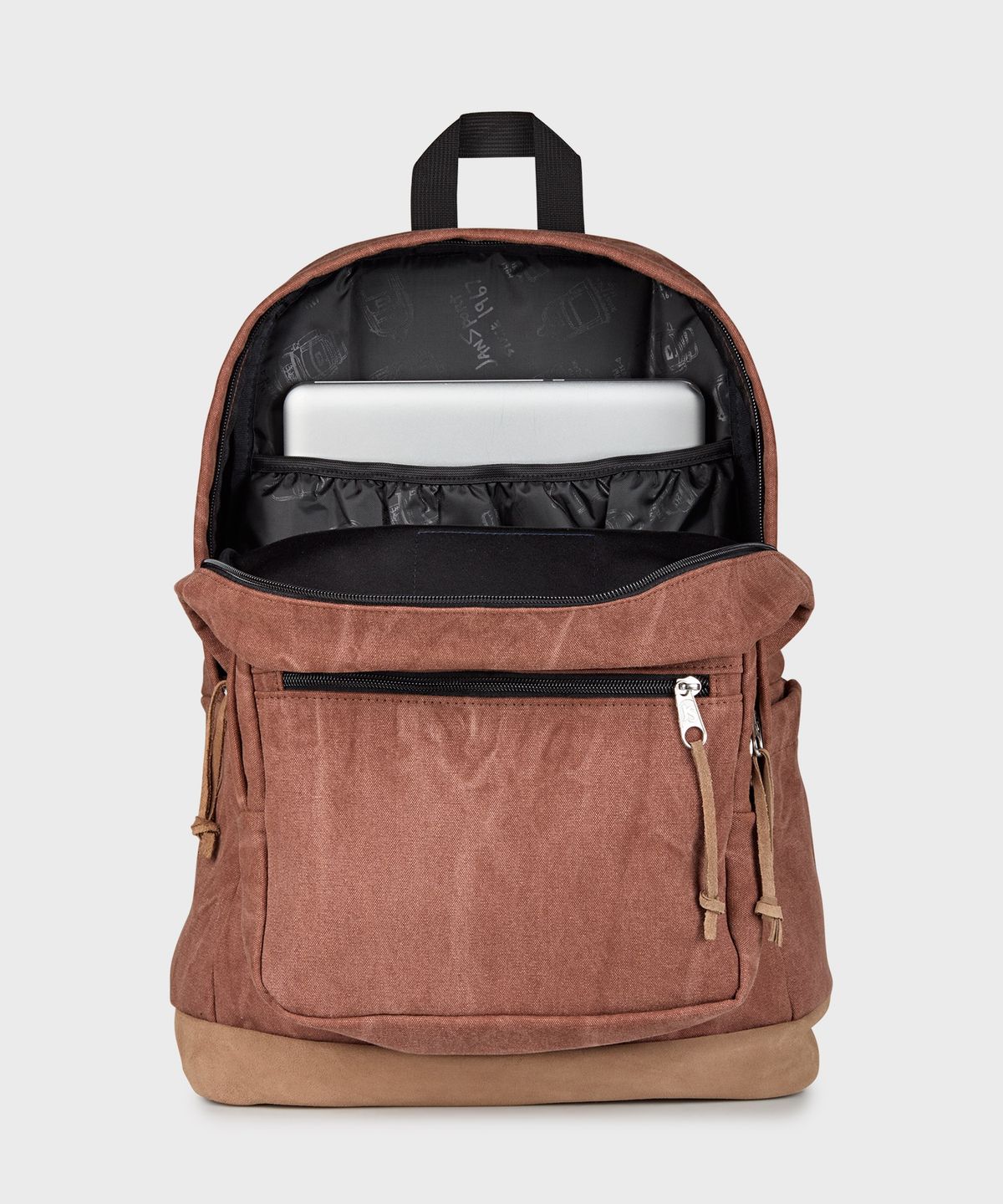 잔스포츠(JANSPORT) 라이트팩 익스프레션 AGED CANVAS BROWN