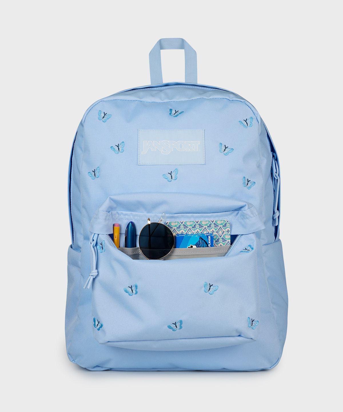 잔스포츠(JANSPORT) 슈퍼브레이크 플러스 랩탑 FX TINY BUTTERFLIES