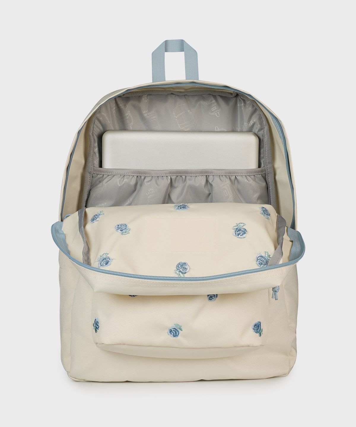 잔스포츠(JANSPORT) 슈퍼브레이크 플러스 랩탑 FX JUST A ROSE EMBROIDERY MOON FLOWER