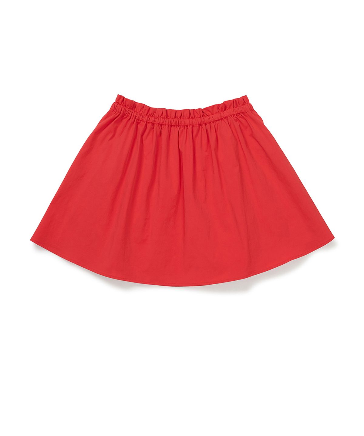 클로브(CLOVE) [26SM clove] Shirring Volume Mini Skirt (Red)