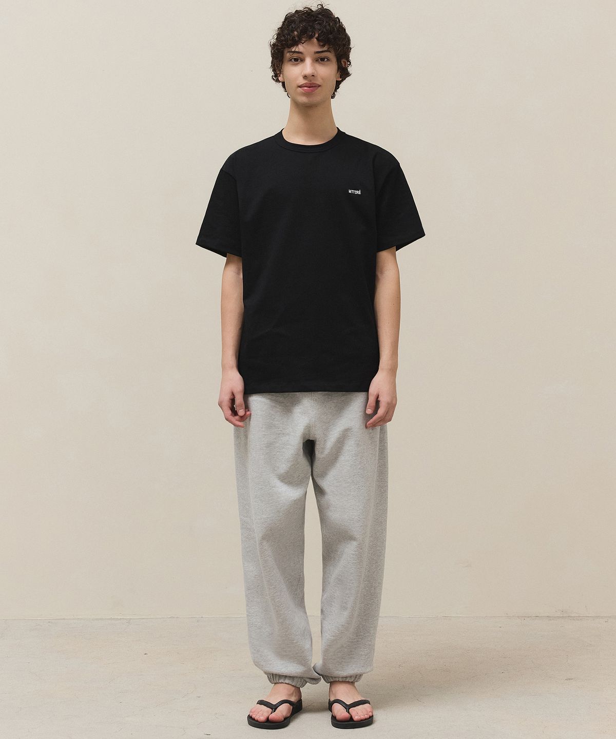 마티레(MTTIRÉ) Basic Logo T-shirt / Black
