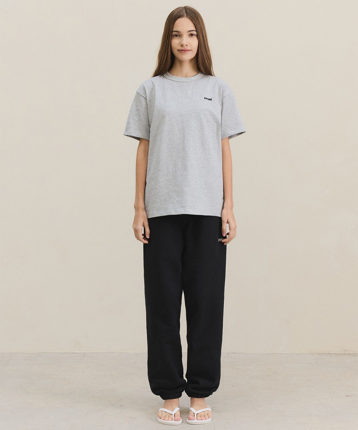 마티레(MTTIRÉ) Basic Logo T-shirt / Gray
