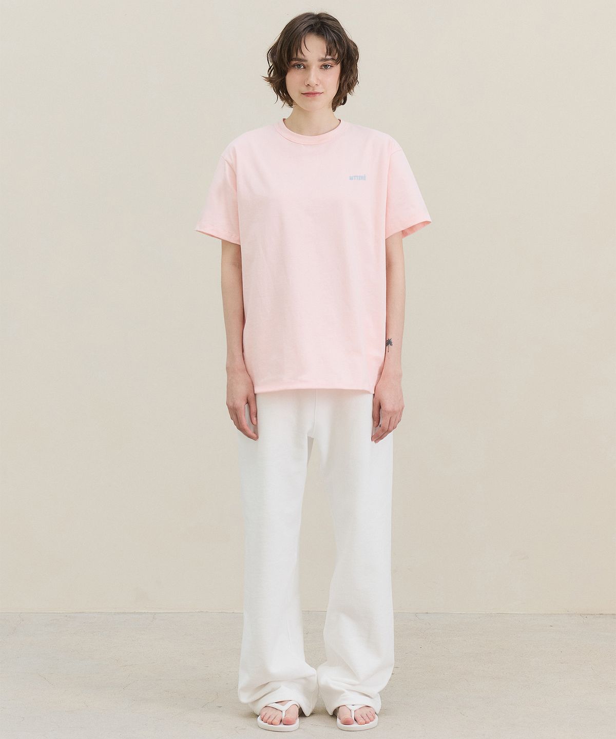 마티레(MTTIRÉ) Basic Logo T-shirt / Pink