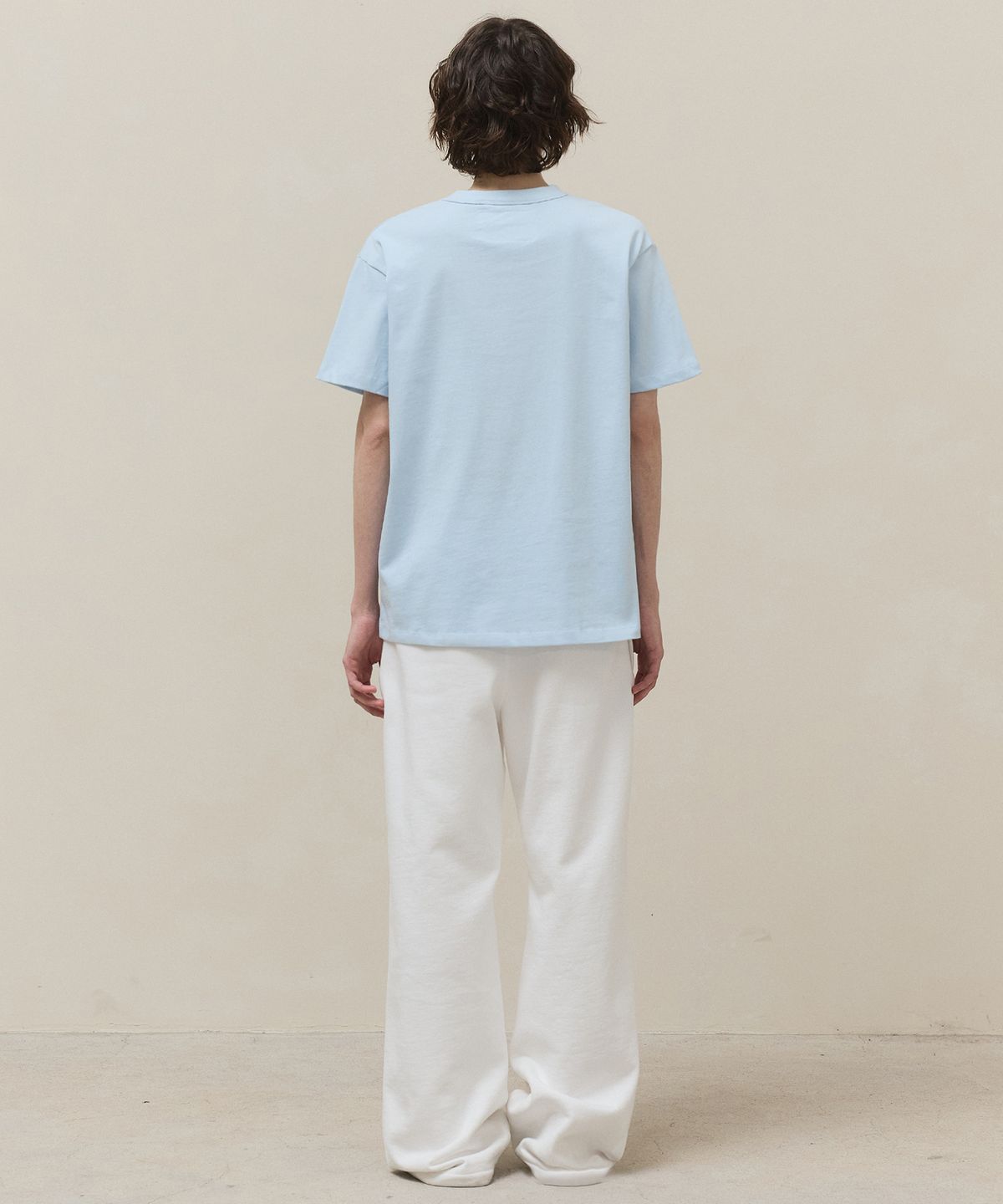 마티레(MTTIRÉ) Basic Logo T-shirt / Sky Blue
