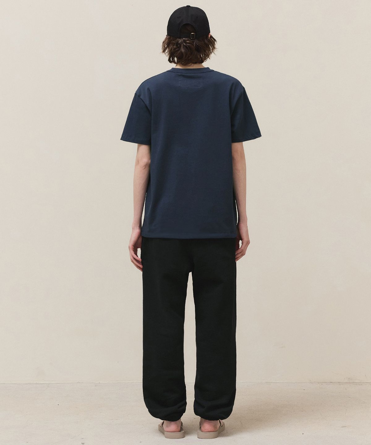 마티레(MTTIRÉ) Stichi Logo T-shirt / Navy