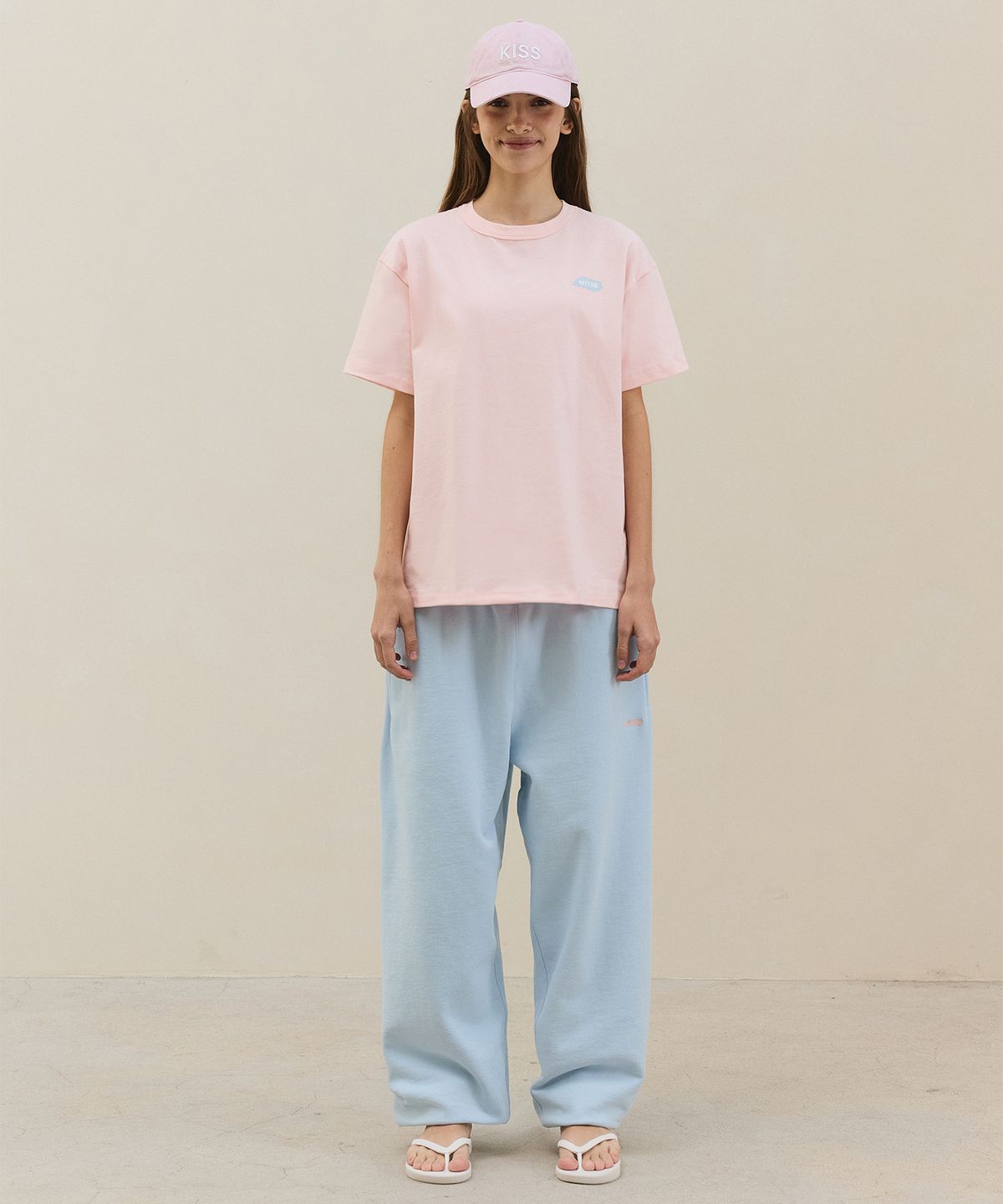 마티레(MTTIRÉ) Stichi Logo T-shirt / Pink