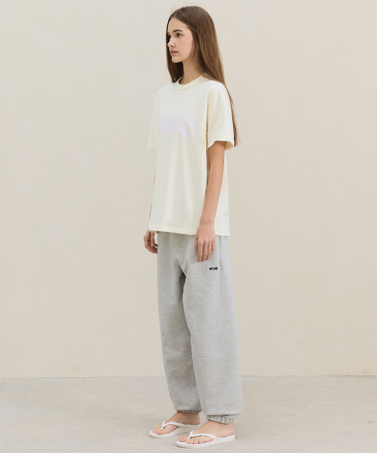 마티레(MTTIRÉ) Essence T-shirt / Light Yellow