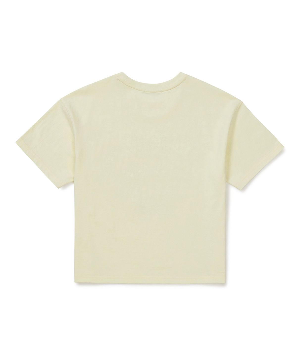 클로브(CLOVE) [26SM clove] Varsity Graphic Crop T-Shirt (Yellow)