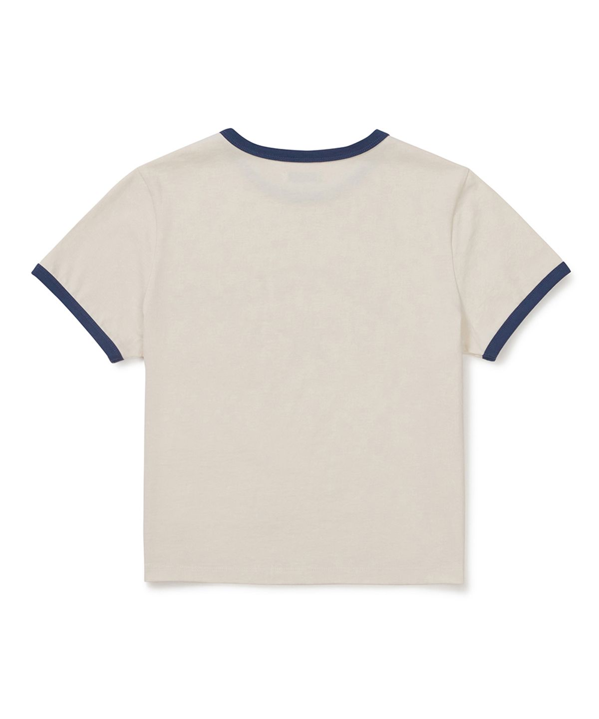 클로브(CLOVE) [26SM clove] Star Logo Ringer T-Shirt (Light Beige)