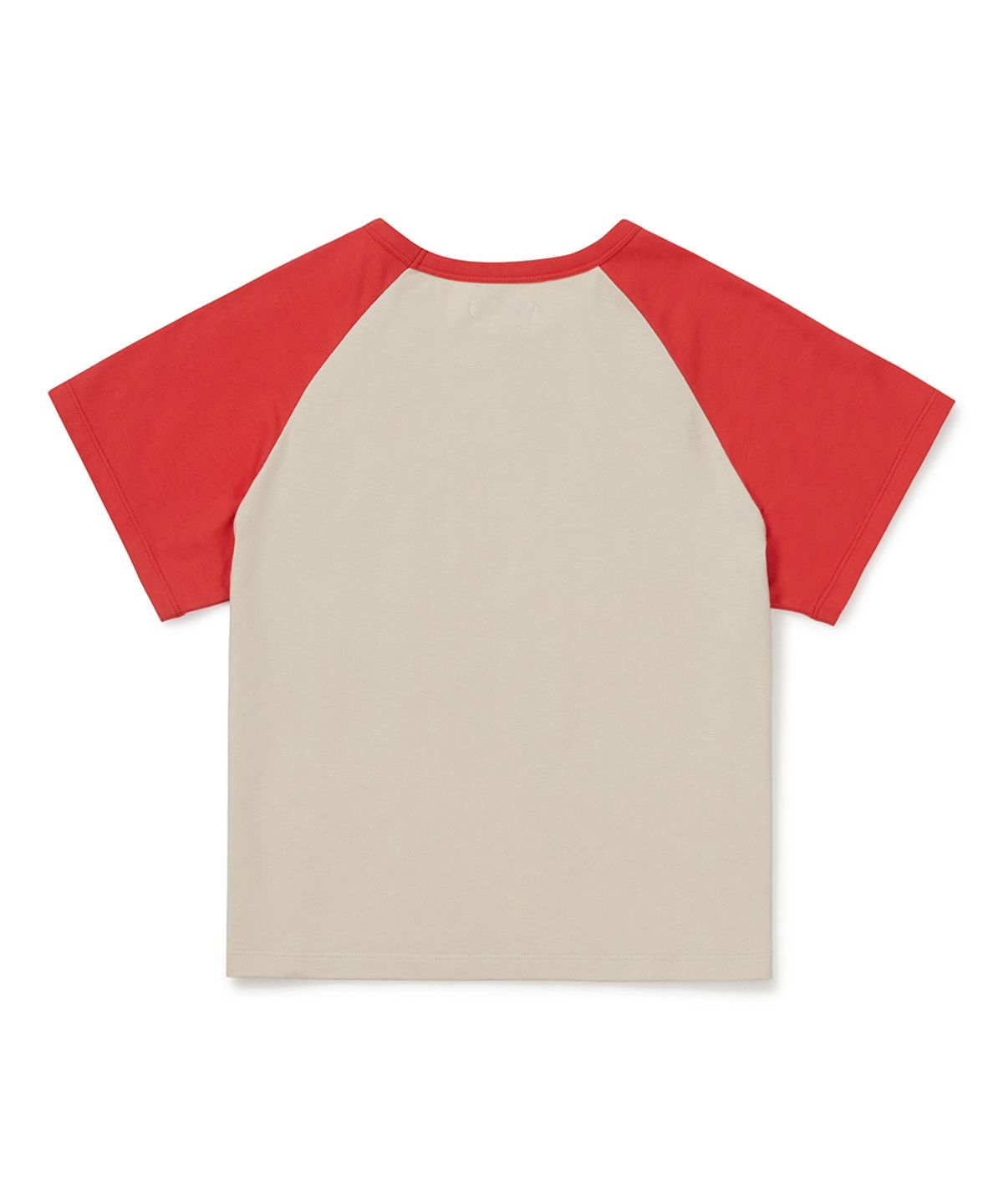 클로브(CLOVE) [26SM clove] Raglan Logo Graphic T-Shirt (Light Beige)