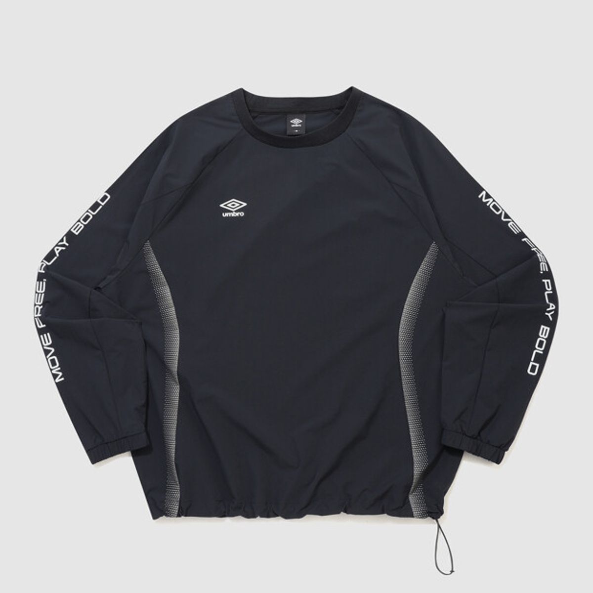 엄브로(UMBRO) [COOLING] 슬로우킥 냉감 긴팔 피스테 블랙 UR221SWT52