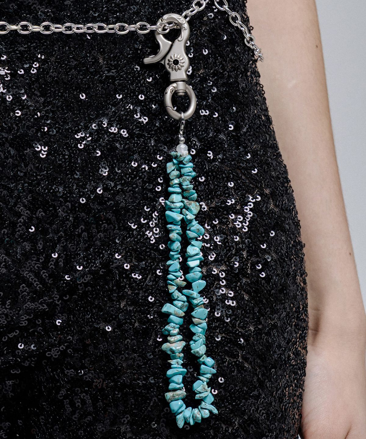 스칼렛또(SCALETTO) RA010 Unique Natural Gemstone Keyring