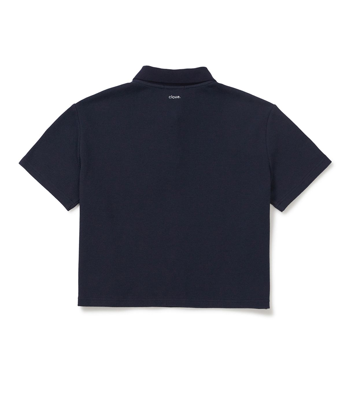클로브(CLOVE) [26SM clove] Waffle Polo T-Shirt (Navy)