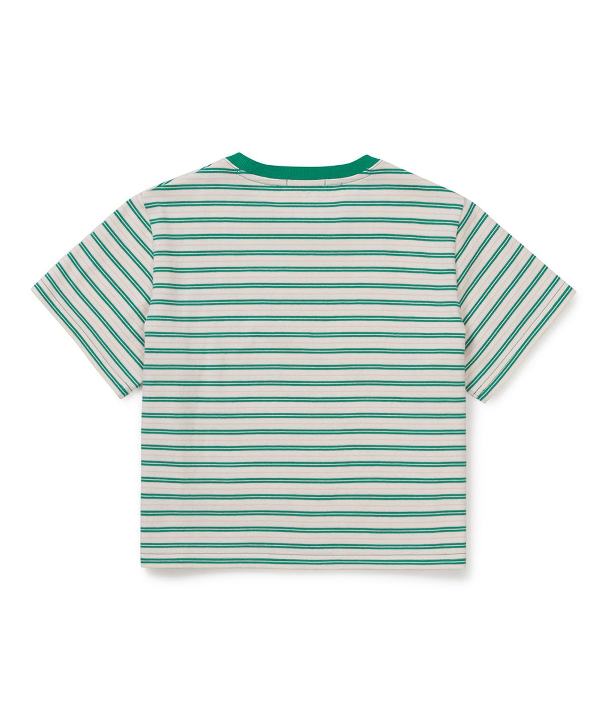 클로브(CLOVE) [26SM clove] Stripe Logo T-Shirt (Green)