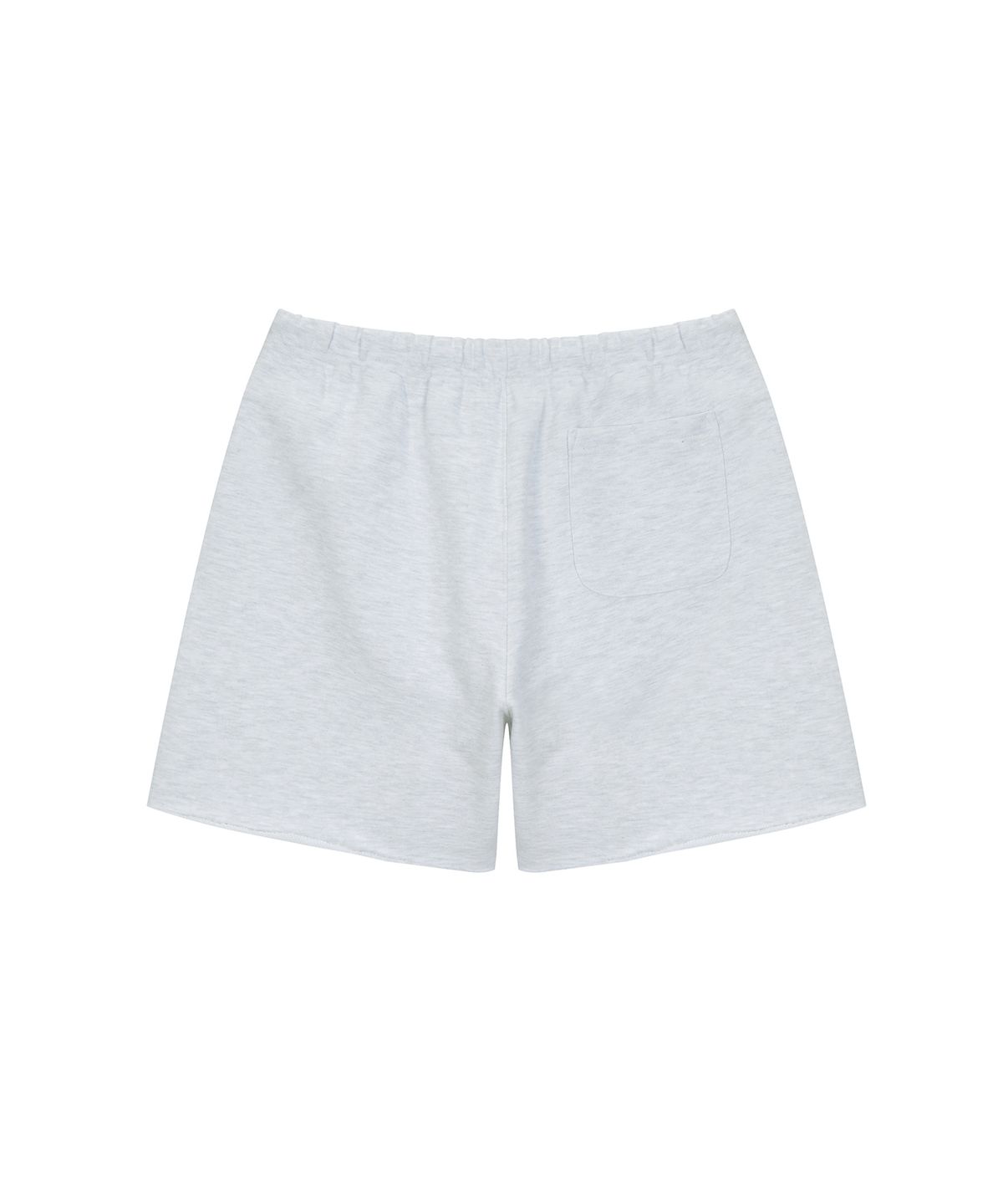 마티레(MTTIRÉ) BASIC LOGO SHORT SWEAT PANTS / LIGHT GRAY