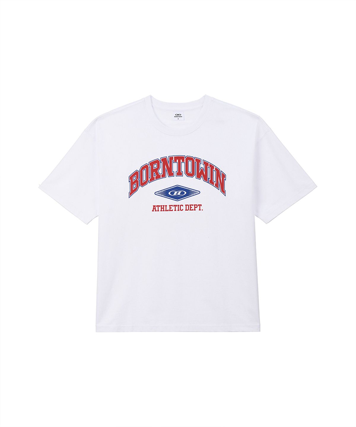 본투윈(BORN TO WIN) BORNTOWIN ARCH LOGO T-SHIRTS [WHITE]