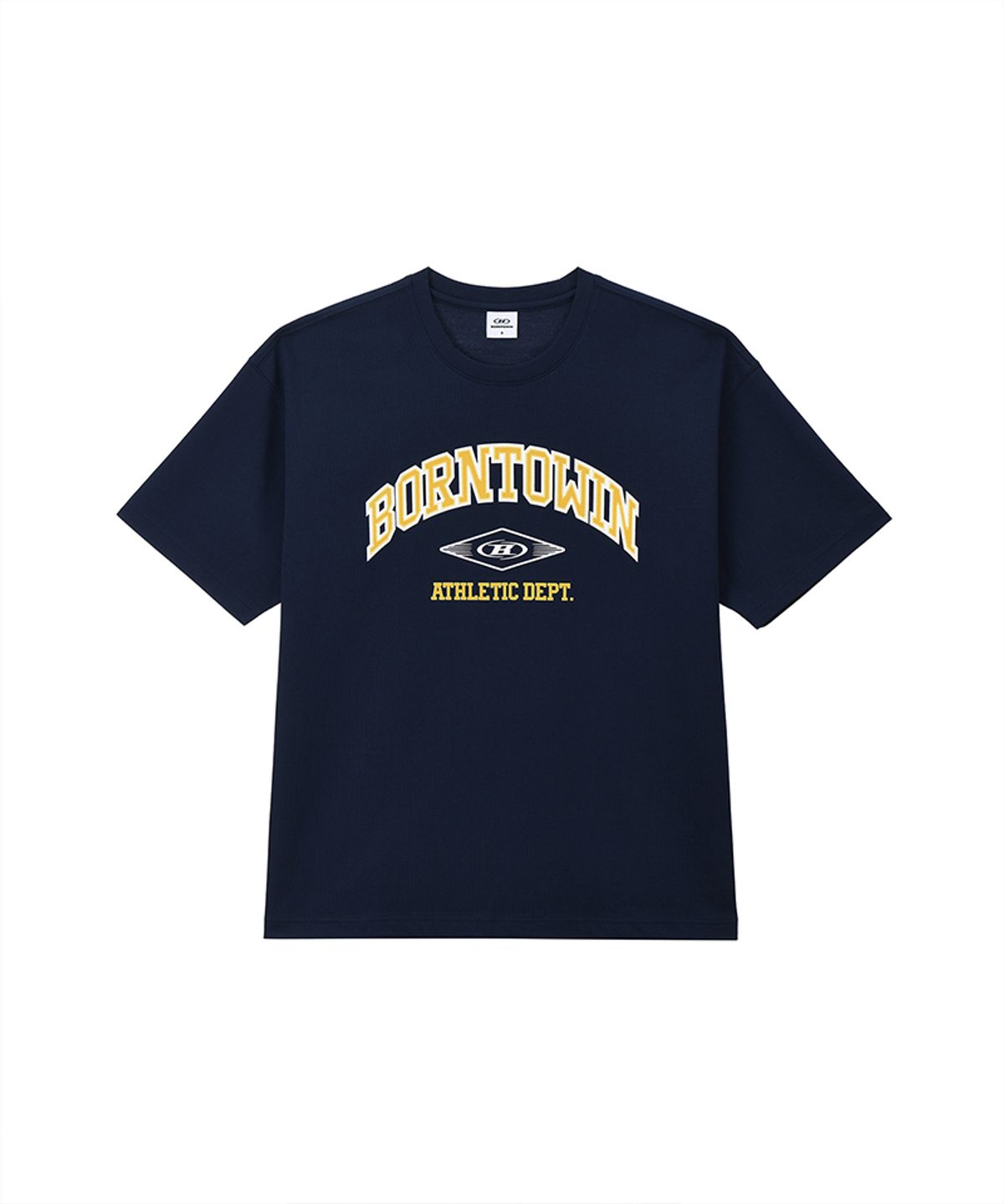 본투윈(BORN TO WIN) BORNTOWIN ARCH LOGO T-SHIRTS [NAVY]