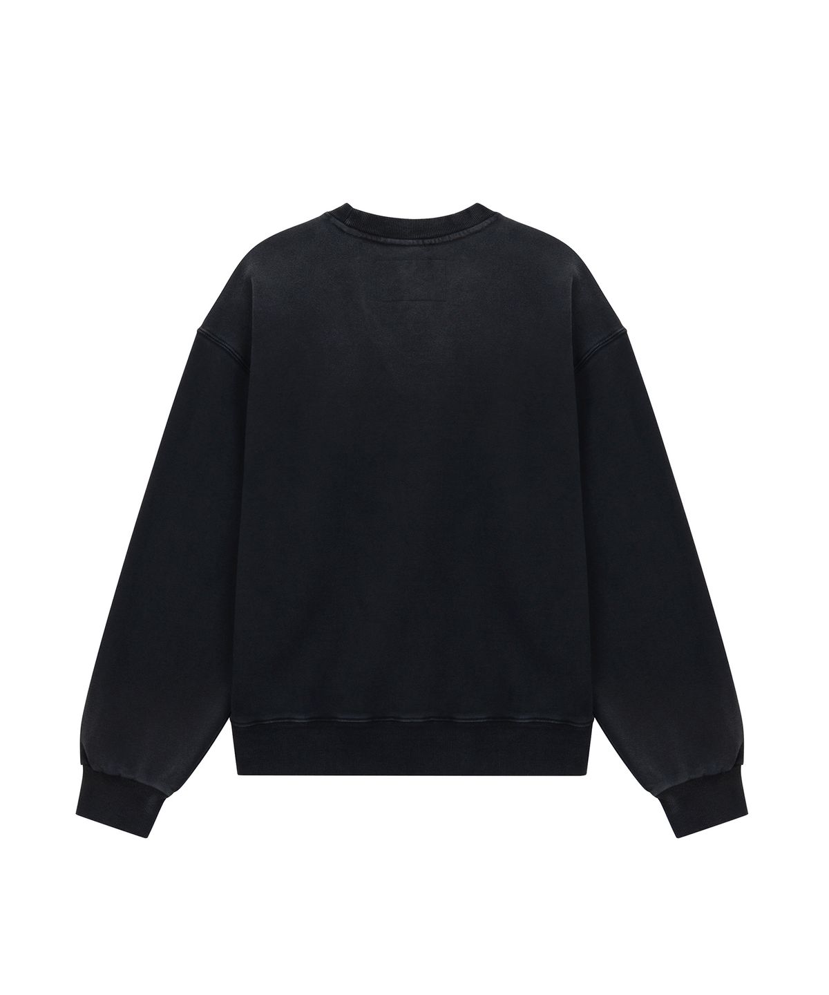 마티레(MTTIRÉ) ME WASHED OVERLAY SWEATSHIRT / BLACK