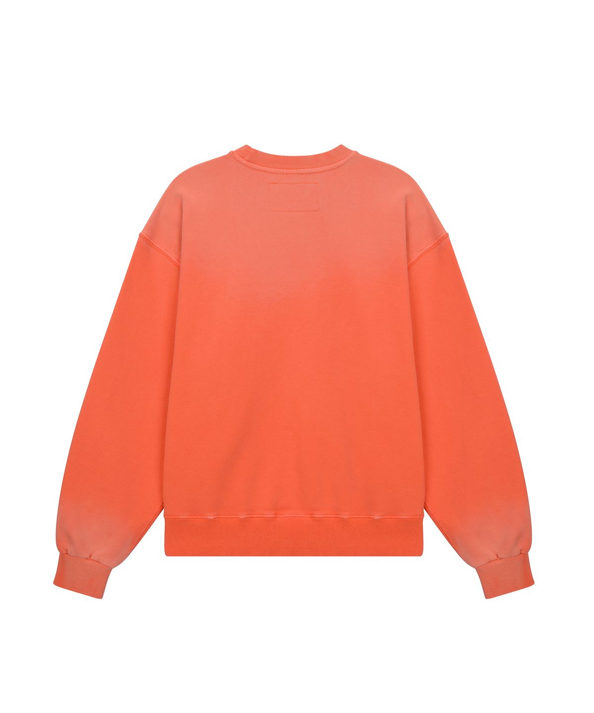 마티레(MTTIRÉ) ME WASHED OVERLAY SWEATSHIRT / ORANGE