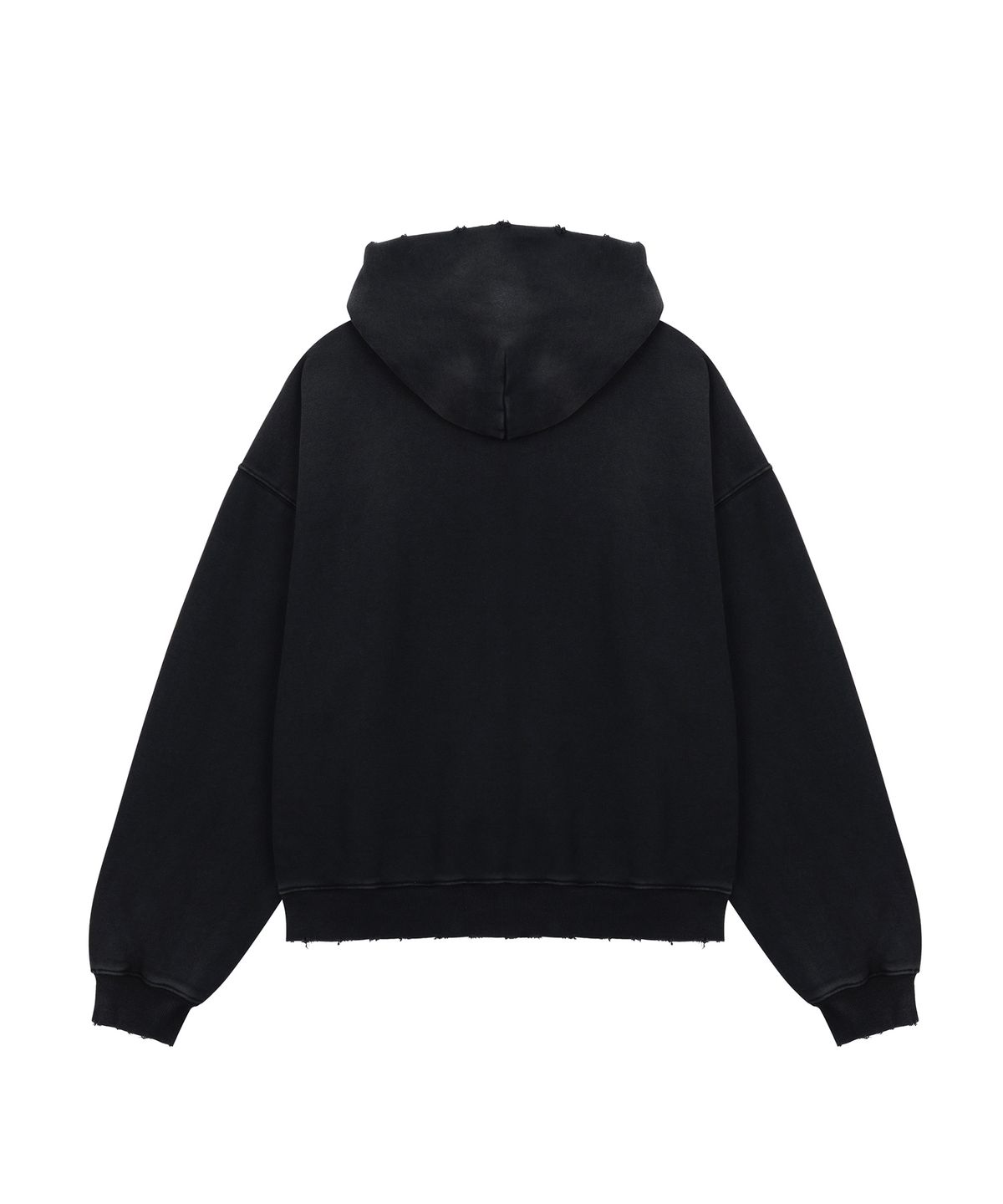 마티레(MTTIRÉ) OPTIMISM VTG WASHED 2WAY ZIP-UP / BLACK