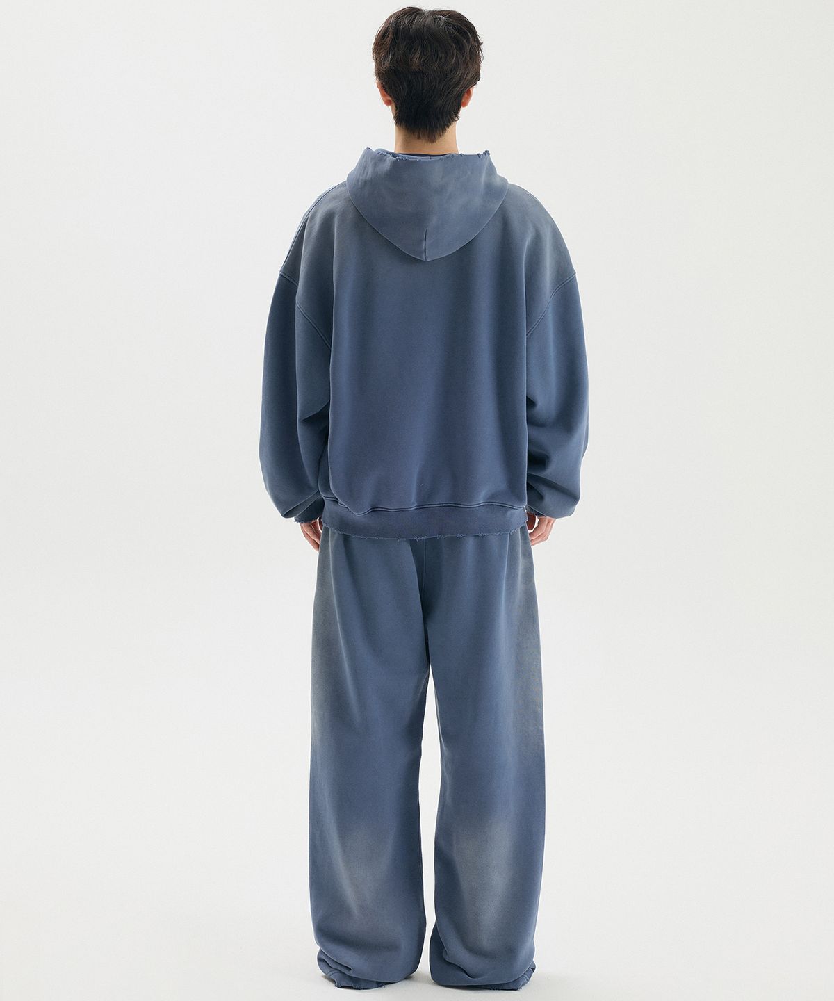 마티레(MTTIRÉ) OPTIMISM VTG WASHED 2WAY ZIP-UP / NAVY