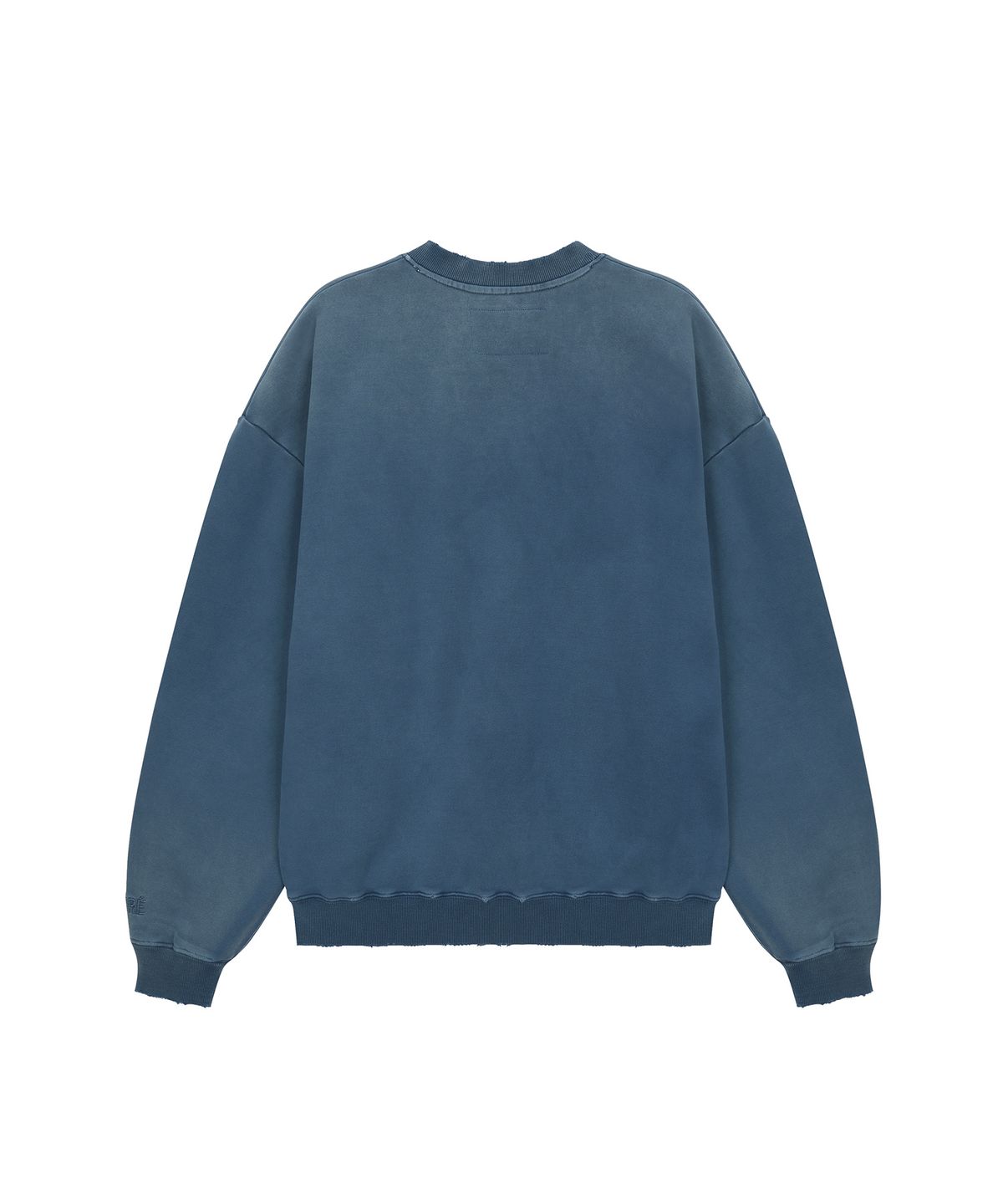 마티레(MTTIRÉ) VTG WASHED HALF ZIP SWEATSHIRT / NAVY