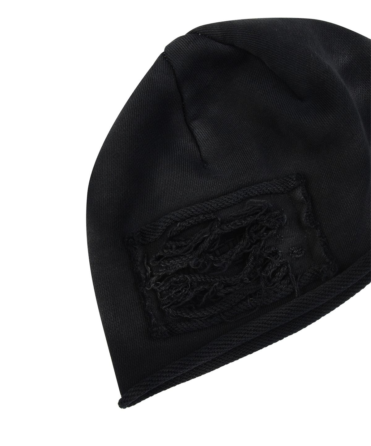 마티레(MTTIRÉ) DESTROYED VTG WASHED BEANIE / BLACK