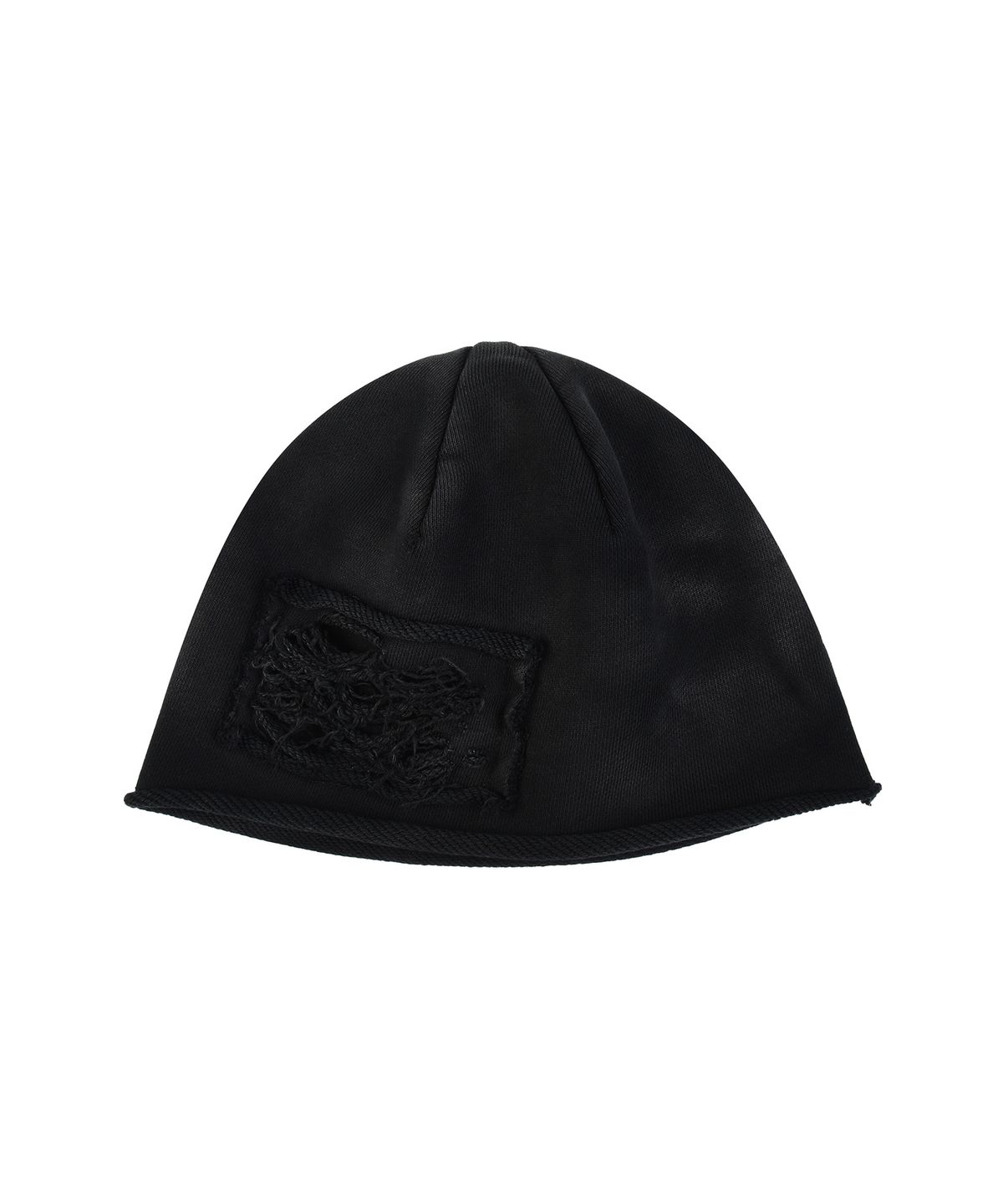 마티레(MTTIRÉ) DESTROYED VTG WASHED BEANIE / BLACK