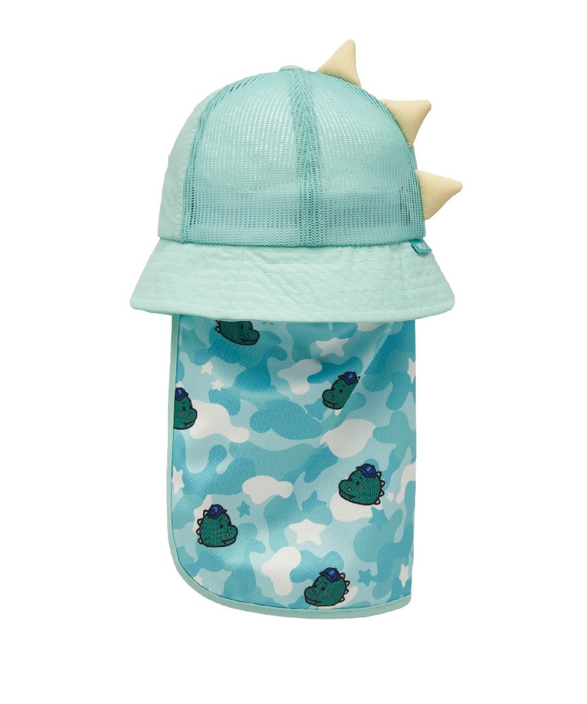 엠엘비 키즈(MLB KIDS) 메가베어프렌즈 넥플랩 메쉬 돔햇 BOS (L.Mint)