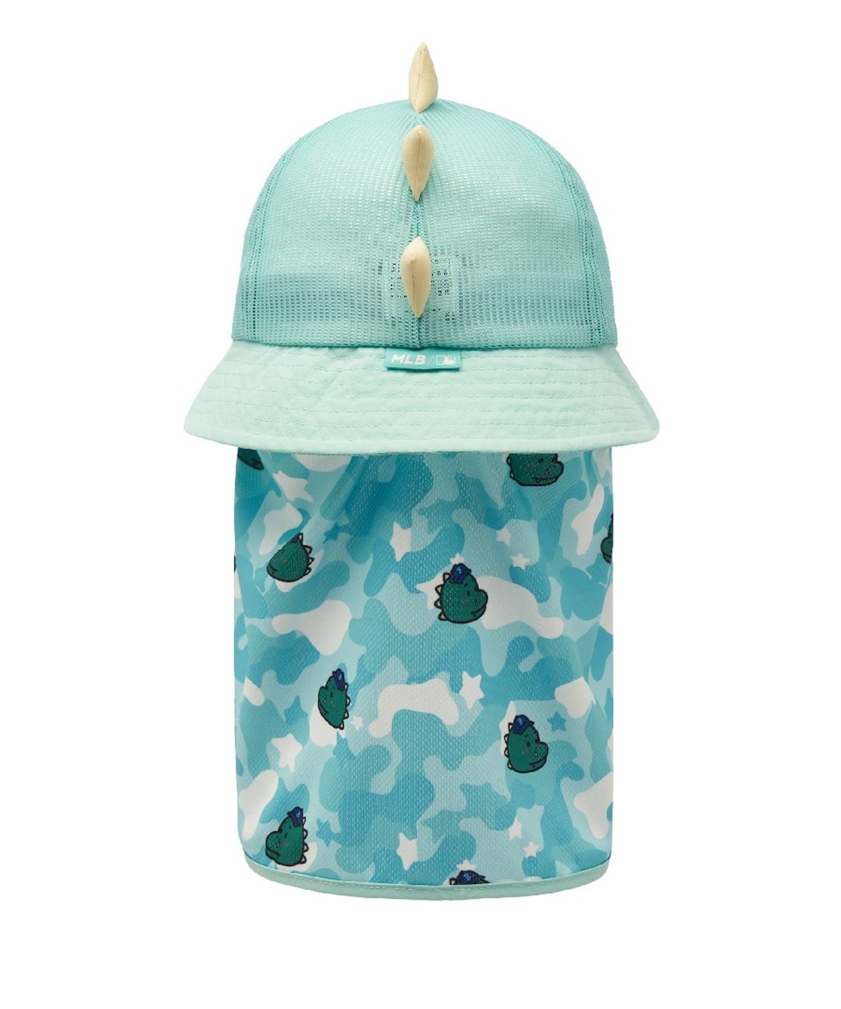 엠엘비 키즈(MLB KIDS) 메가베어프렌즈 넥플랩 메쉬 돔햇 BOS (L.Mint)