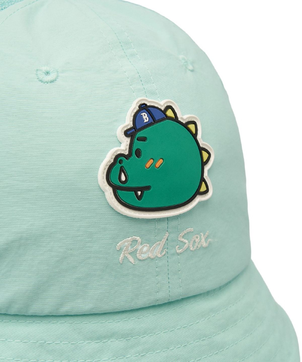 엠엘비 키즈(MLB KIDS) 메가베어프렌즈 넥플랩 메쉬 돔햇 BOS (L.Mint)
